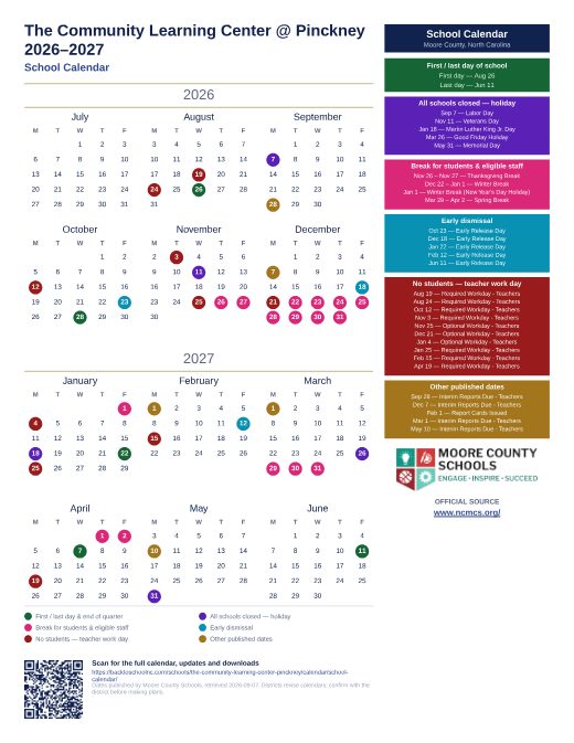 School Calendar preview