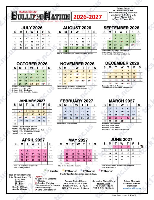 2026-2027 Calendar preview