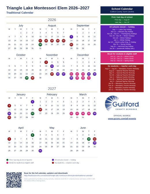 Traditional Calendar preview