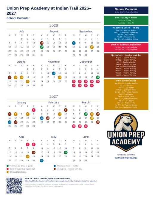 School Calendar preview