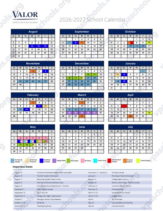 2026-2027 Calendar preview