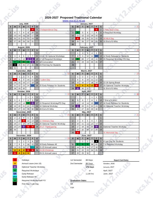 2026-2027 Calendar preview