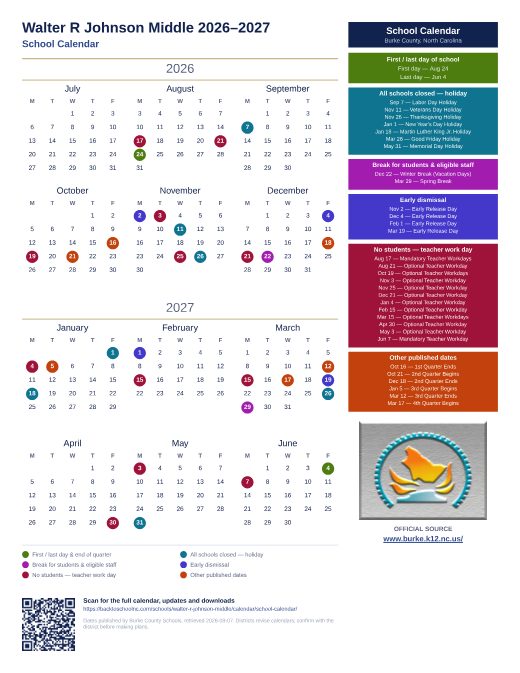 School Calendar preview