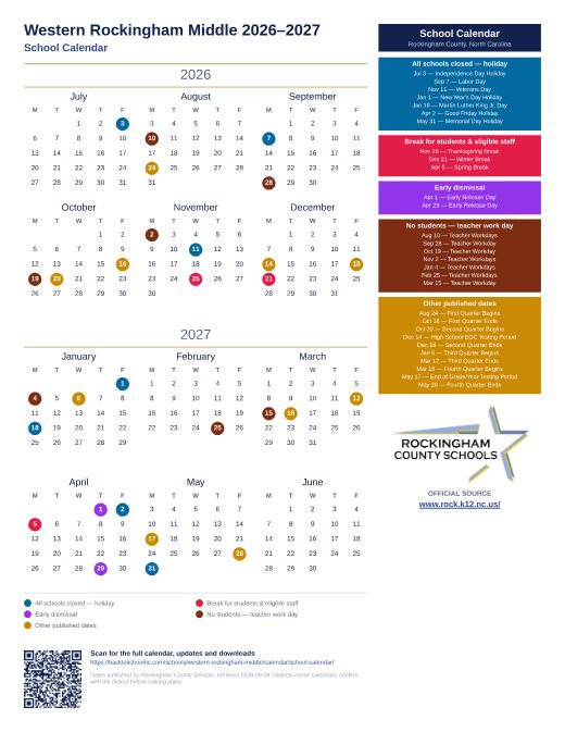 School Calendar preview