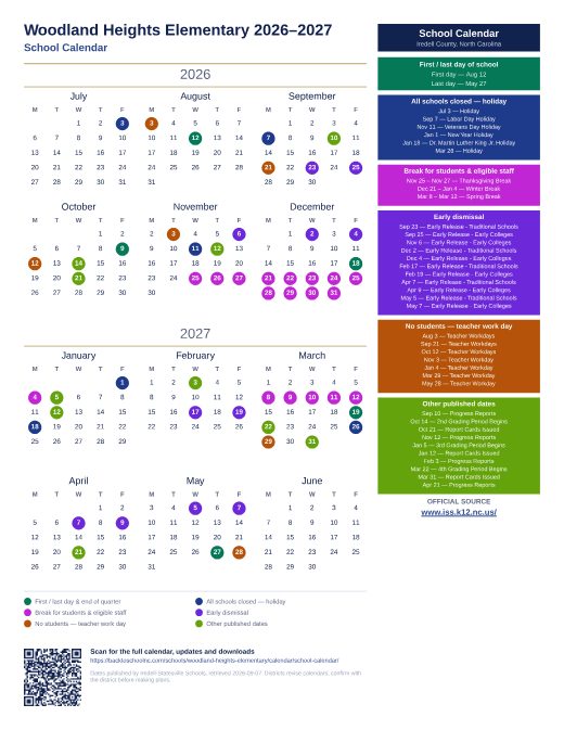 School Calendar preview