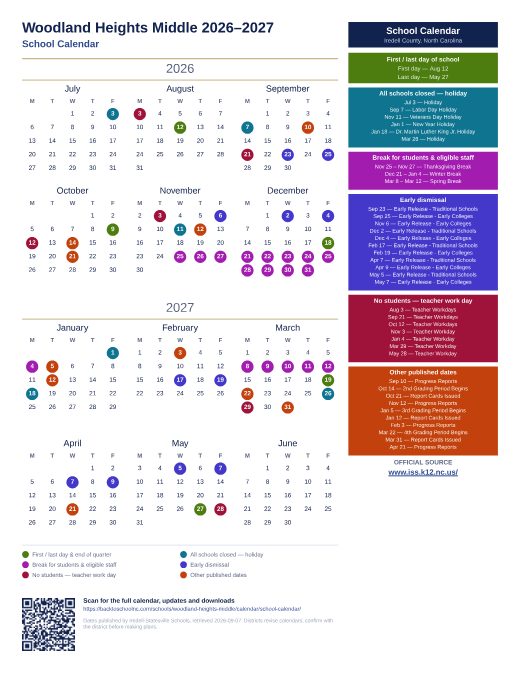 School Calendar preview